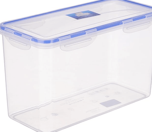ARISTO Plastic Air Tight Kitchen Container/Box with Dry Storage System, 6070 Ml, Standard, Transparent, (32 x 15 x 19 CM) - Image 2